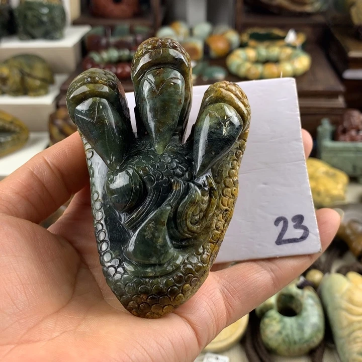 岫岩河磨玉（透闪石质玉）未镶嵌珠宝奇石