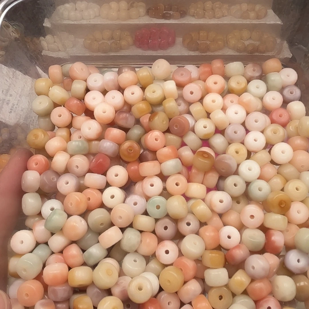 手串菩提根/象牙果500颗油膏花皮药片10尺寸