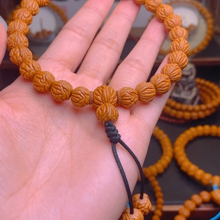 *****桃核手串龙文桃核