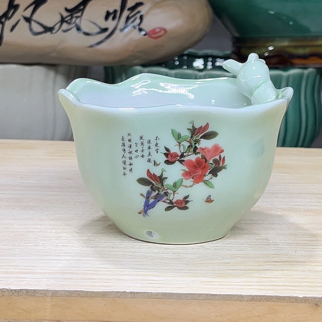 陶瓷绿植多肉微瑕花盆口径11*7.5