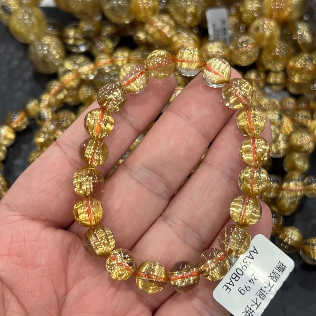 未镶嵌手链水晶aaa0332钛晶