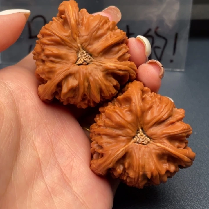 z***r文玩核桃吊坠白狮子