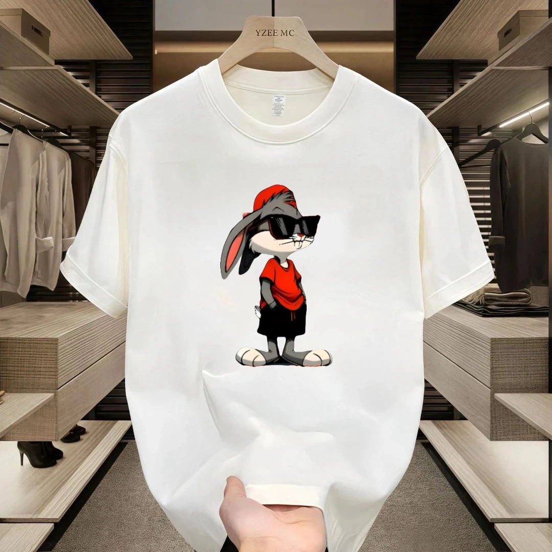 美式潮牌2025夏季爆款男士纯棉短袖T恤休闲百搭轻奢体恤百搭上衣T