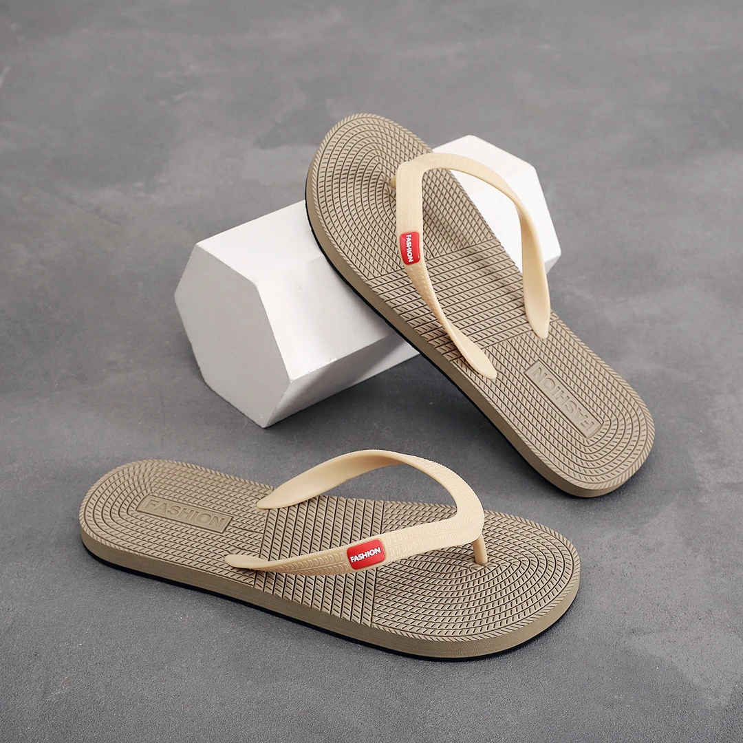 广东人字拖男士软底橡胶防滑耐磨潮流夹脚夏季外穿百搭沙滩凉拖鞋