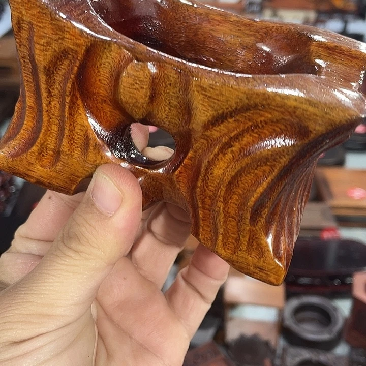 紫砂红木底座工艺品红木底座工艺品11公分