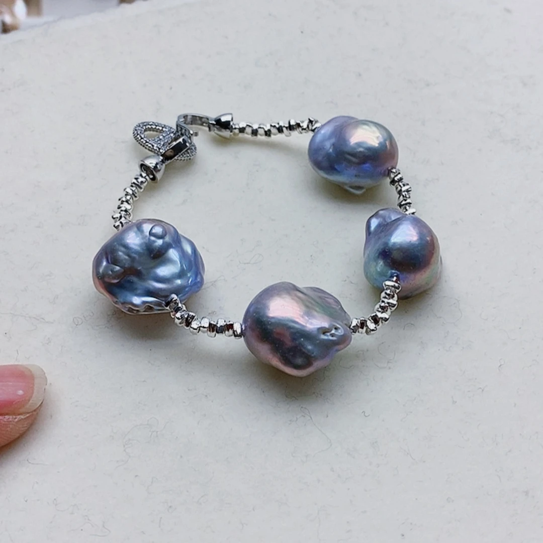 【闪购商品】淡水珍珠耳饰银S925镶嵌