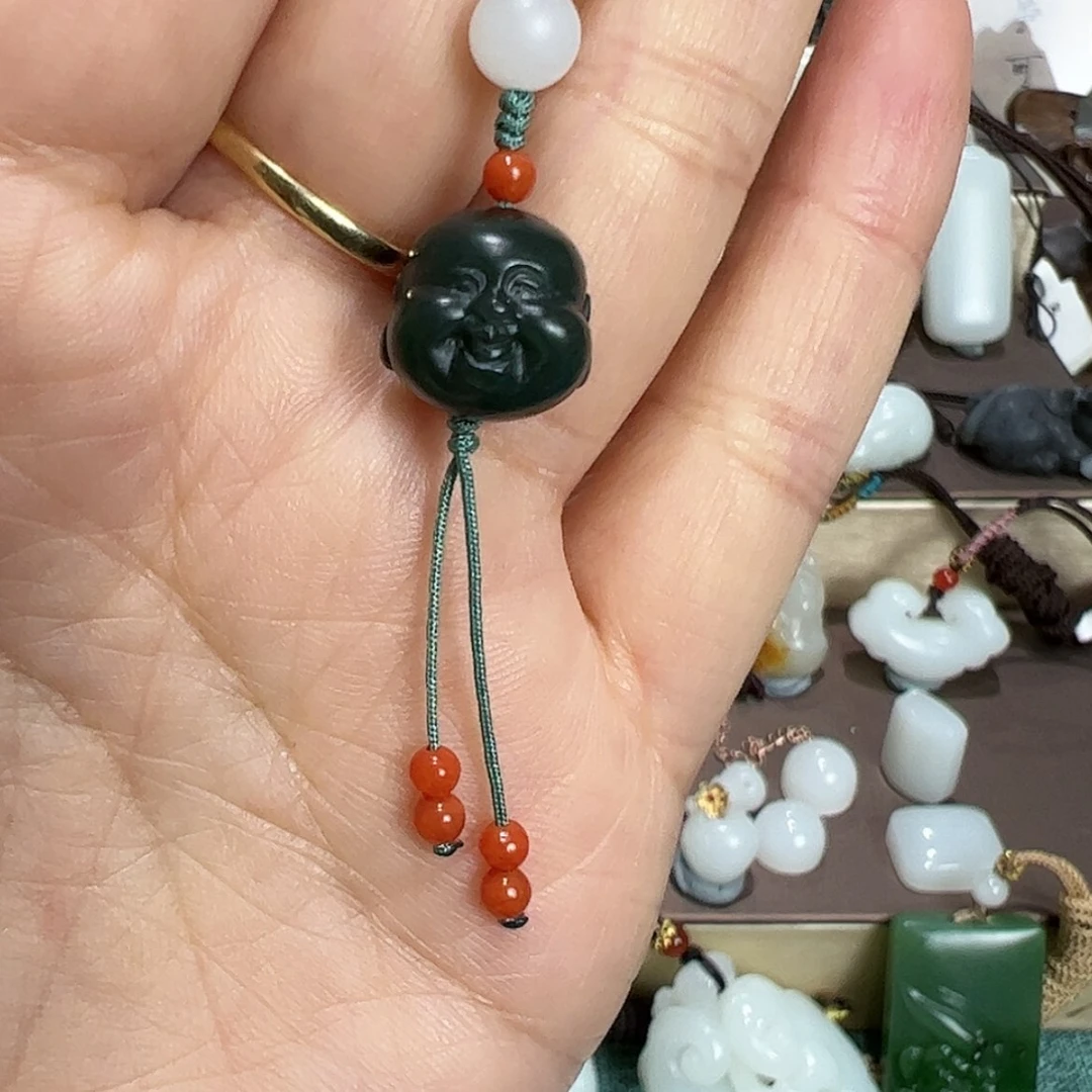 【闪购商品】未镶嵌和田玉车挂