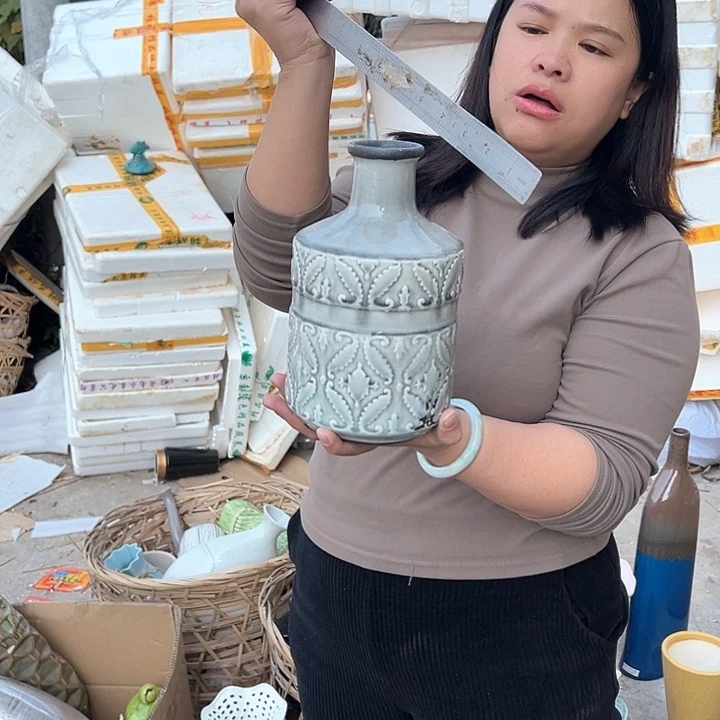 瓶高度23厘米口径5厘米微瑕捡漏