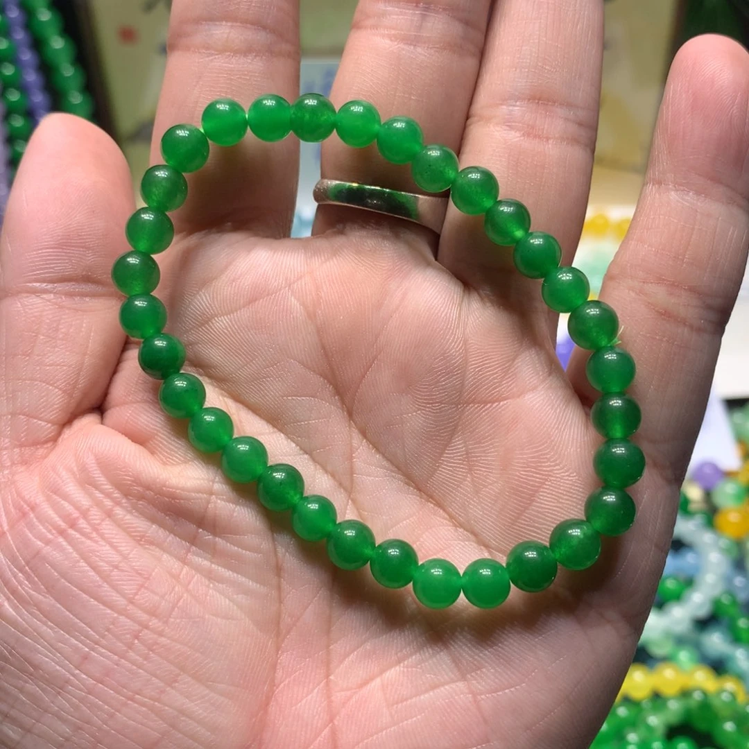 翡翠散珠菠菜绿卡6,5