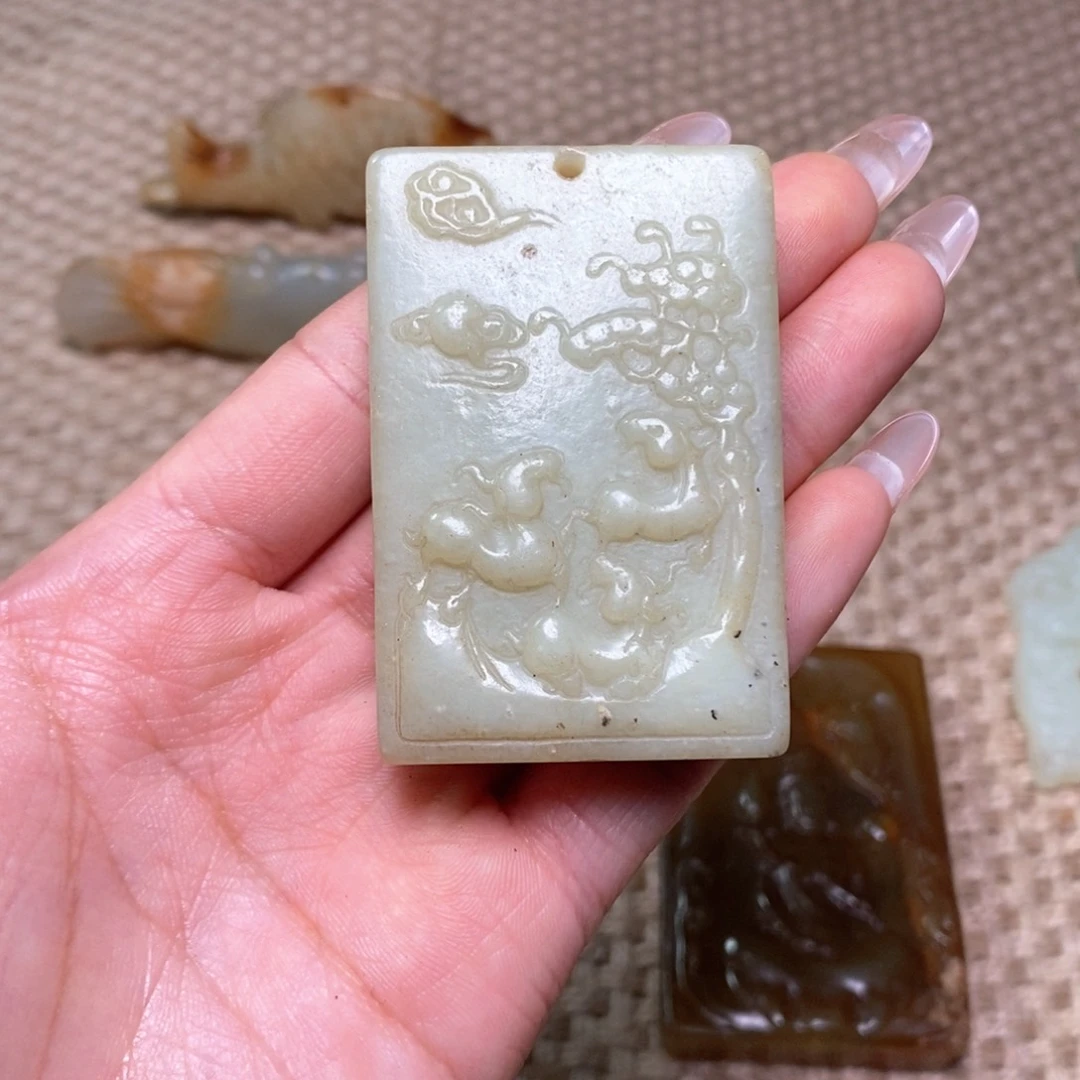 白玉菩提吊坠白玉菩提白玉菩提摆件