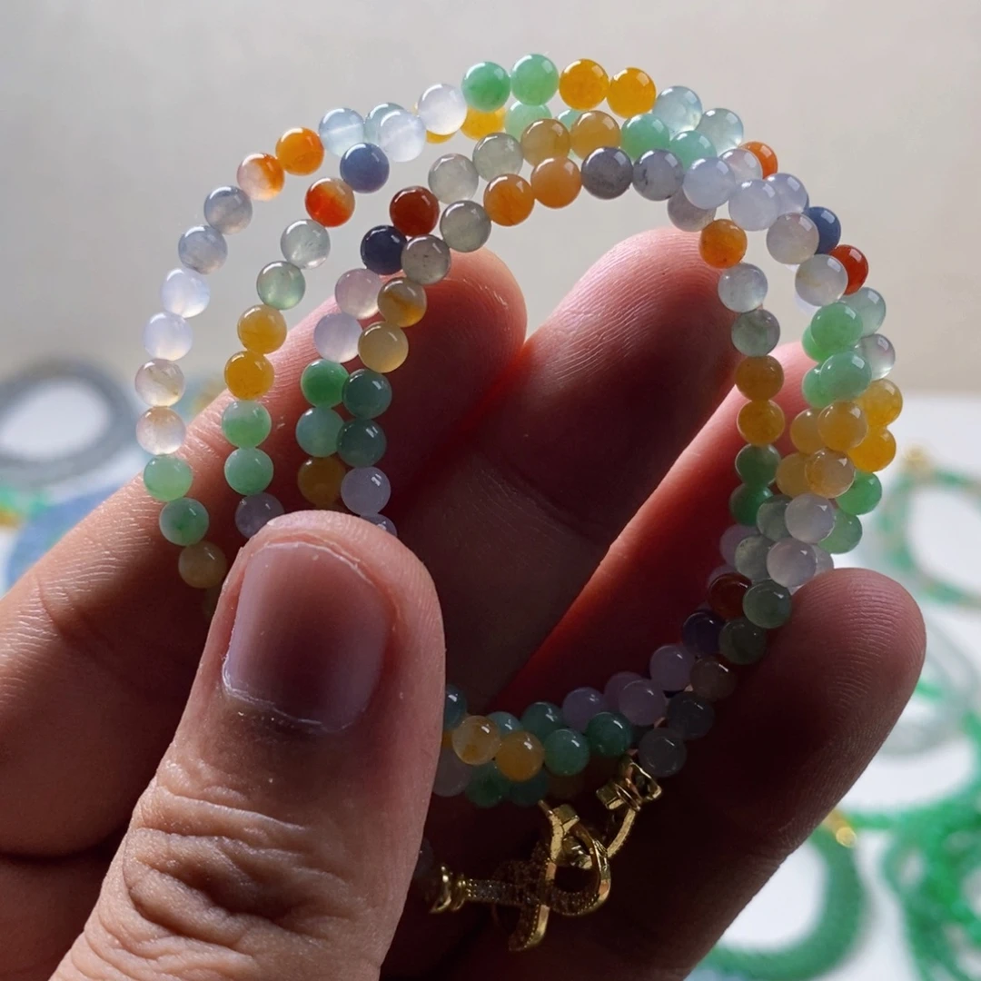 定制翡翠未镶嵌缅甸翡翠a货卡4