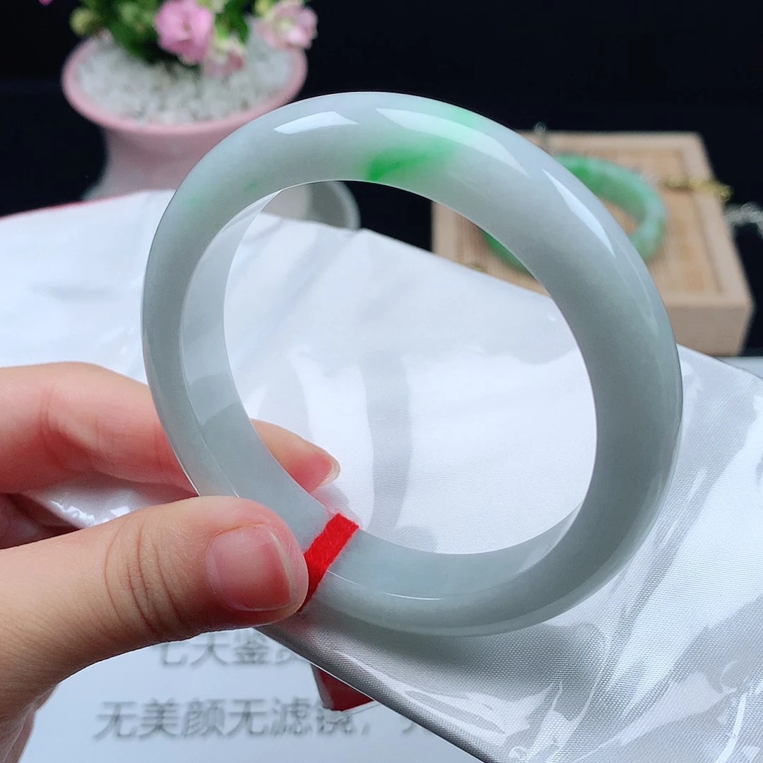 翡翠未镶嵌手镯1452