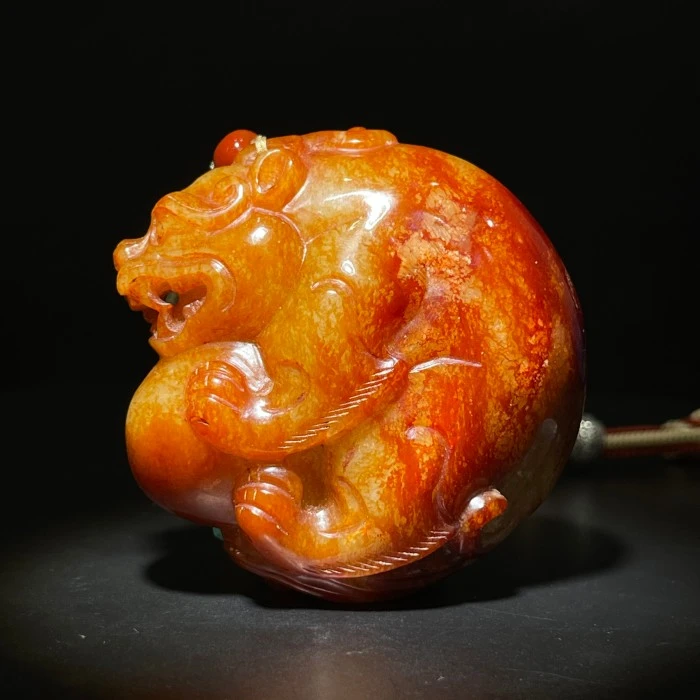 《明代》和田玉瑞兽 山东国营文物商店 25091100592-10755