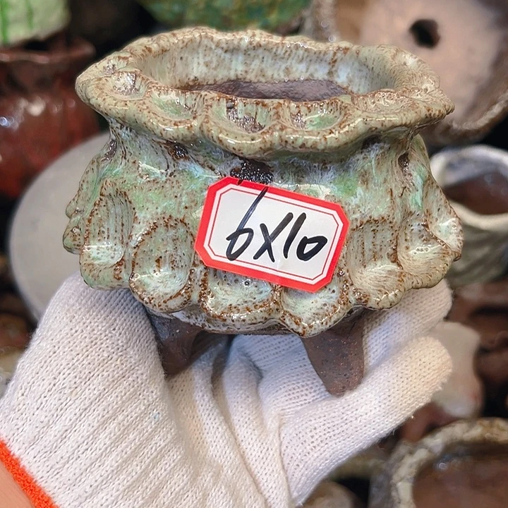 粗陶花盆手工花盆