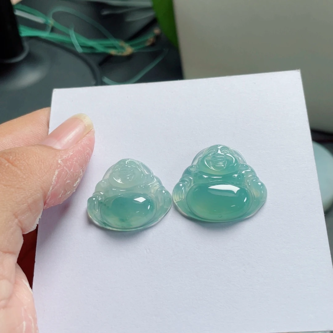****️翡翠未镶嵌颈饰4575577667888