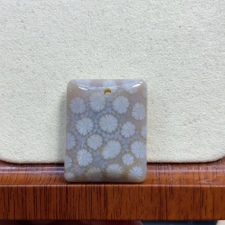 硅化玉未镶嵌颈饰k48