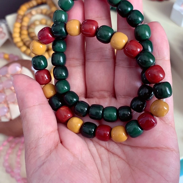 玛瑙/玉髓手串银S925镶嵌