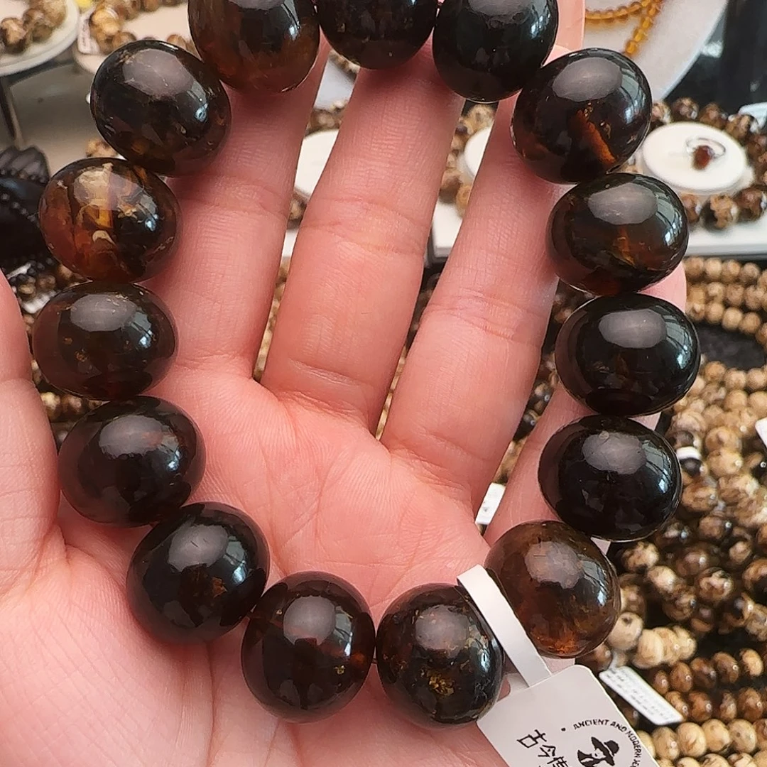 琥珀未镶嵌手链抚顺琥珀