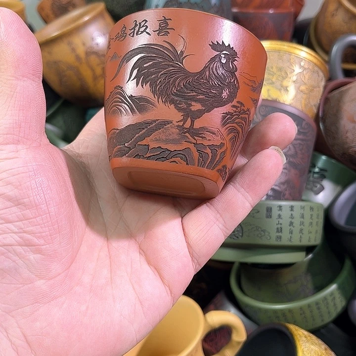 茶杯紫砂全手工紫砂主人杯