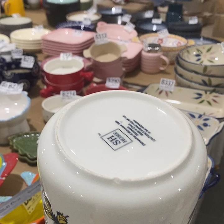 蝴蝶桶微微瑕陶瓷