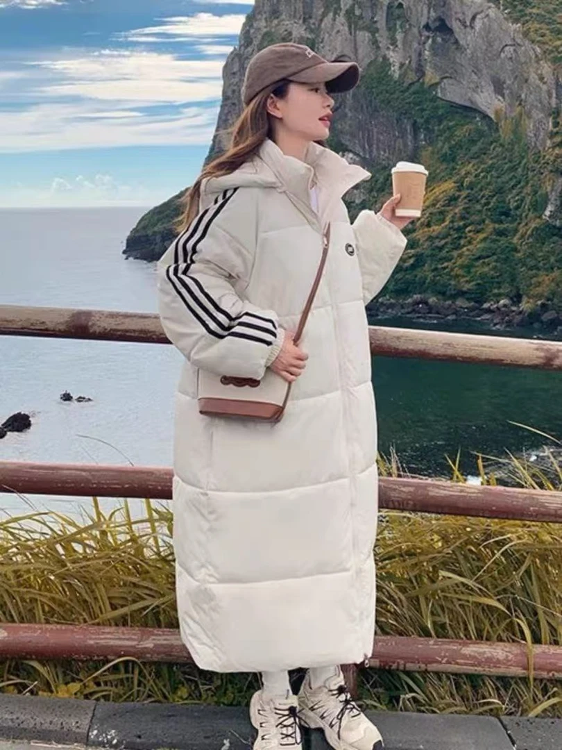 女士休闲长款棉服A217-A113***