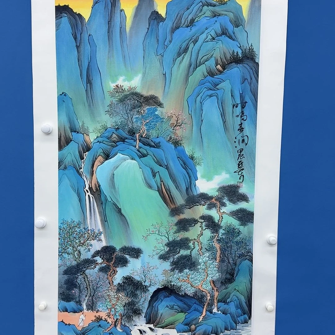 国画多次参加国内外大型