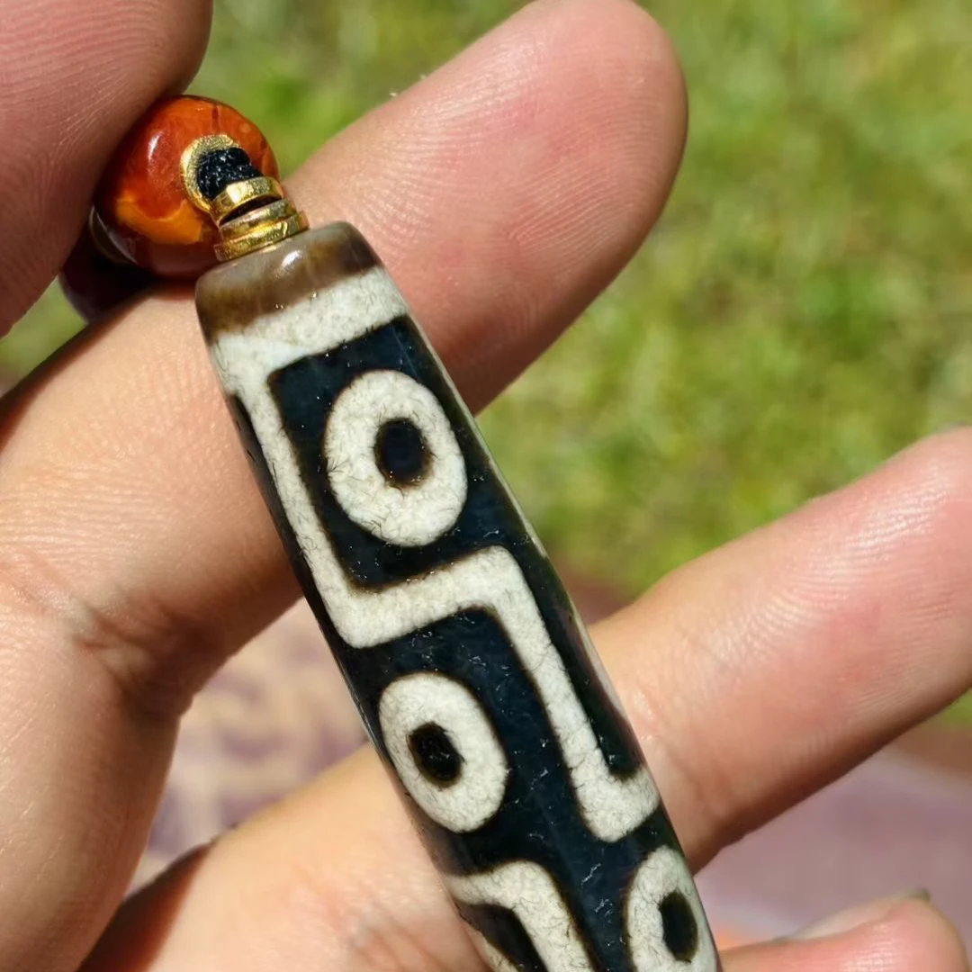 纯铜珐琅项链 九眼时尚百搭男女款民族风锁骨链挂件