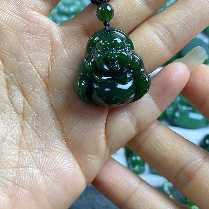 吊坠(不含链)未镶嵌和田玉（碧玉）27