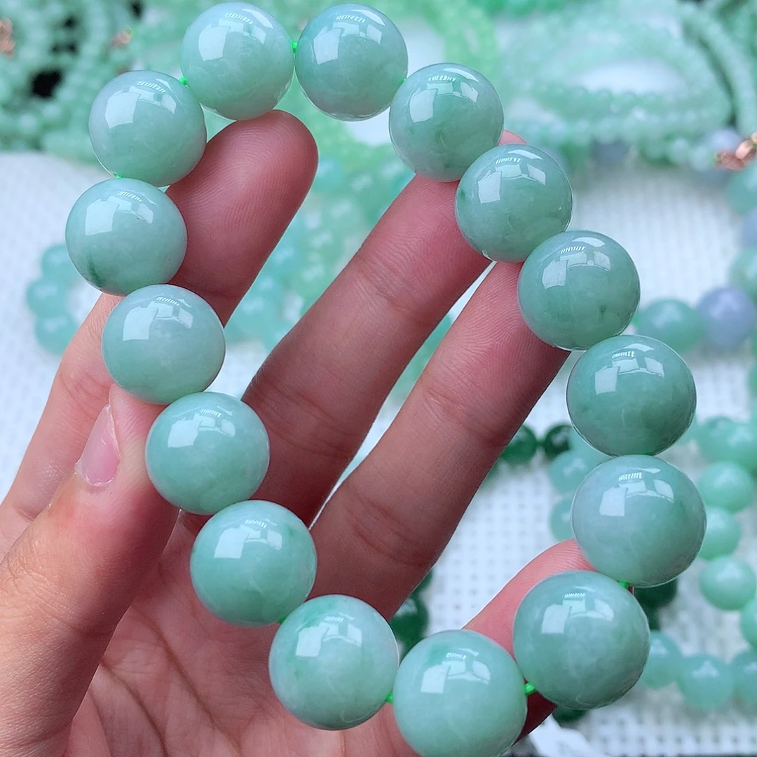 翡翠未镶嵌毛衣链