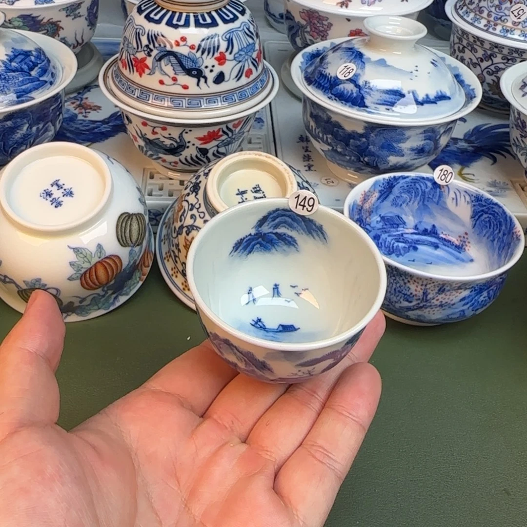 彦祖纯手工手绘茶具149