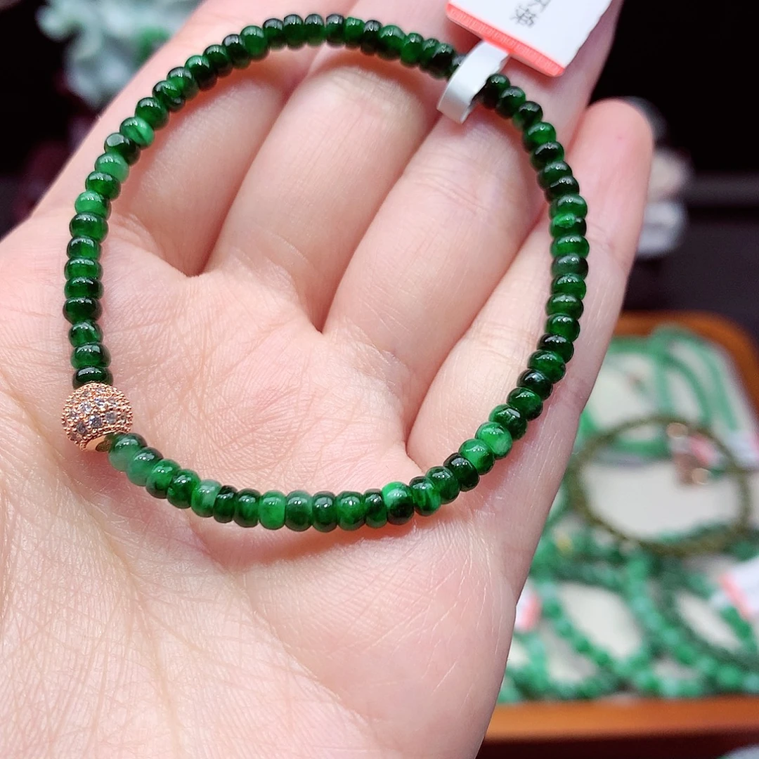 翡翠未镶嵌手链翡翠