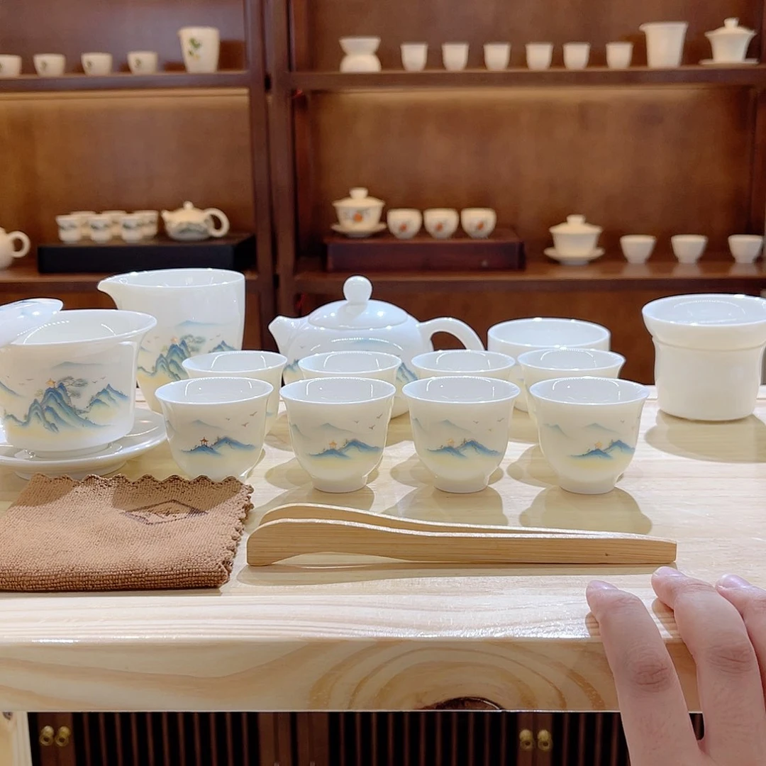 瓷片羊脂玉瓷羊脂玉瓷