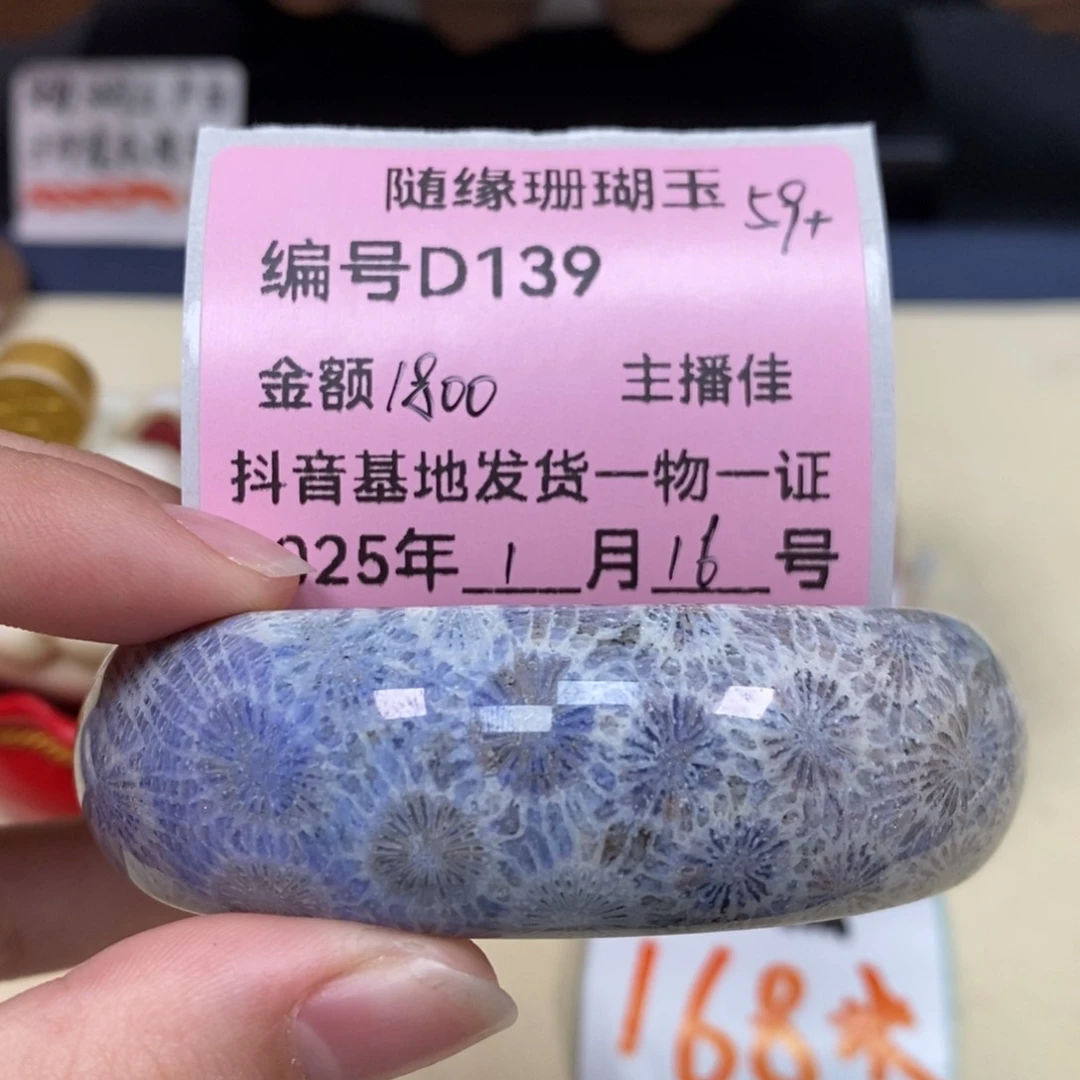 硅化珊瑚（珊瑚玉）D139未镶嵌꒰****꒱