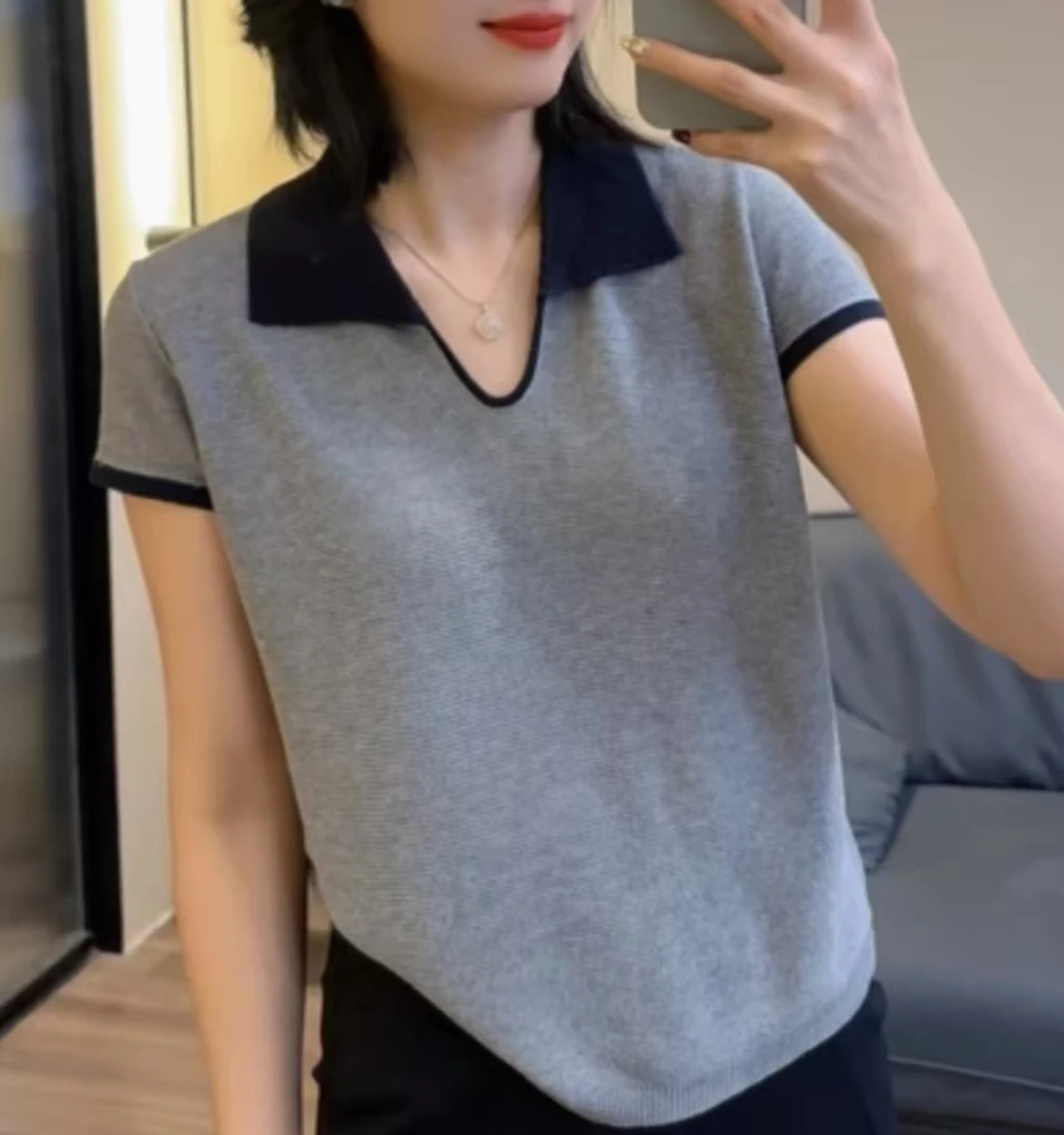 天丝亚麻～ 2025夏季新款纯色复古 小U领透气百搭 薄款女上衣