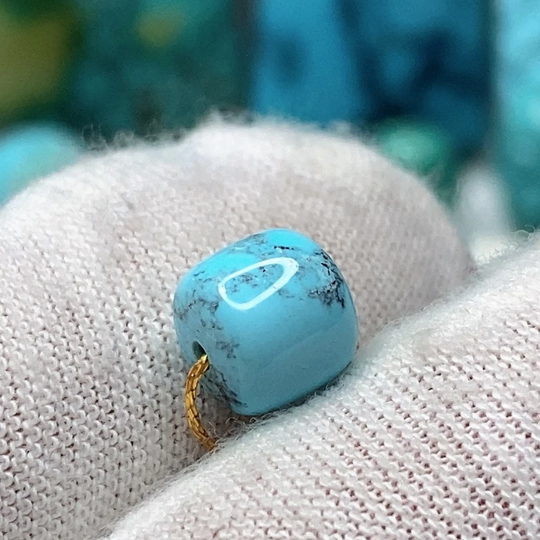 绿松石未镶嵌天然原矿 地大质检