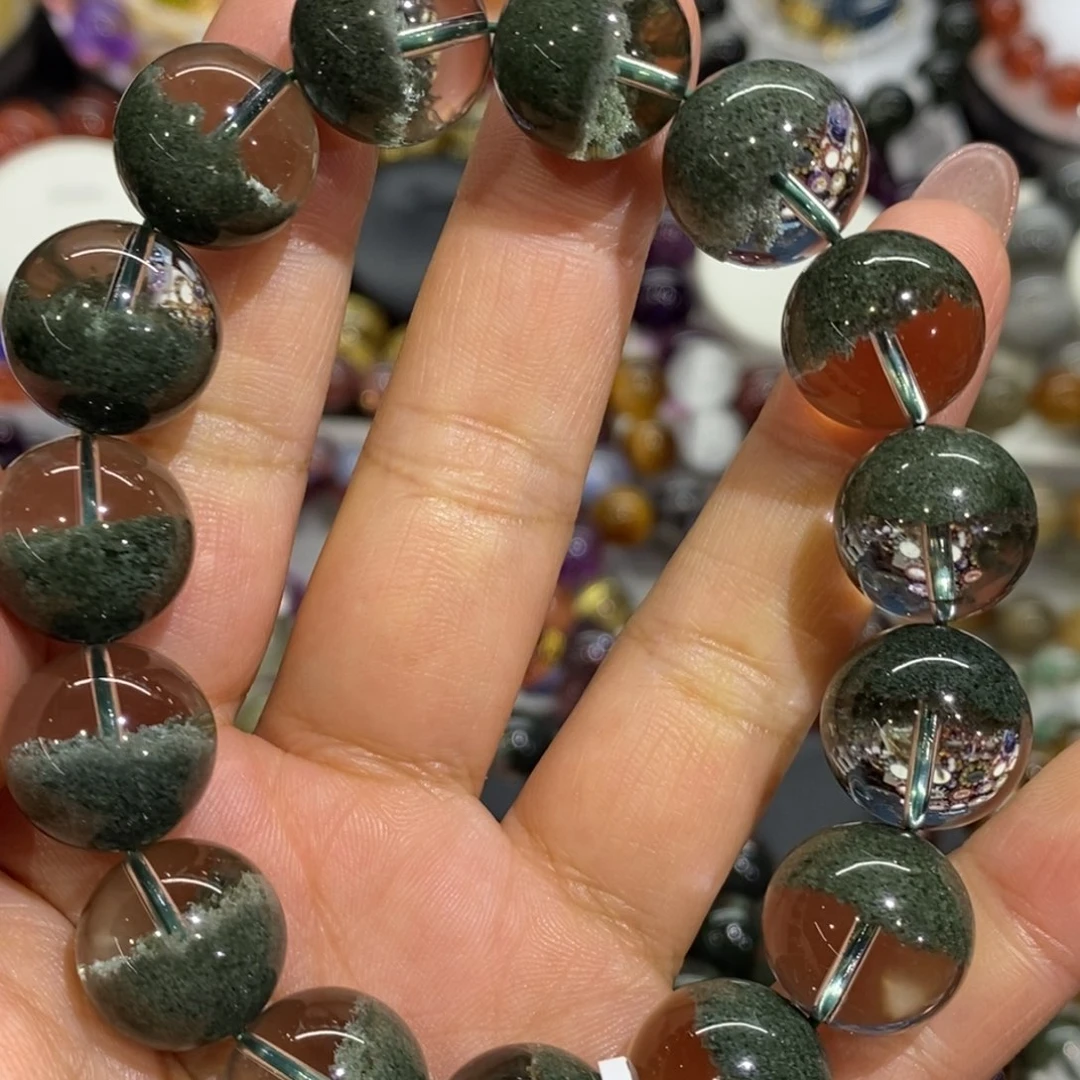 手链水晶未镶嵌绿幽灵聚宝盆15