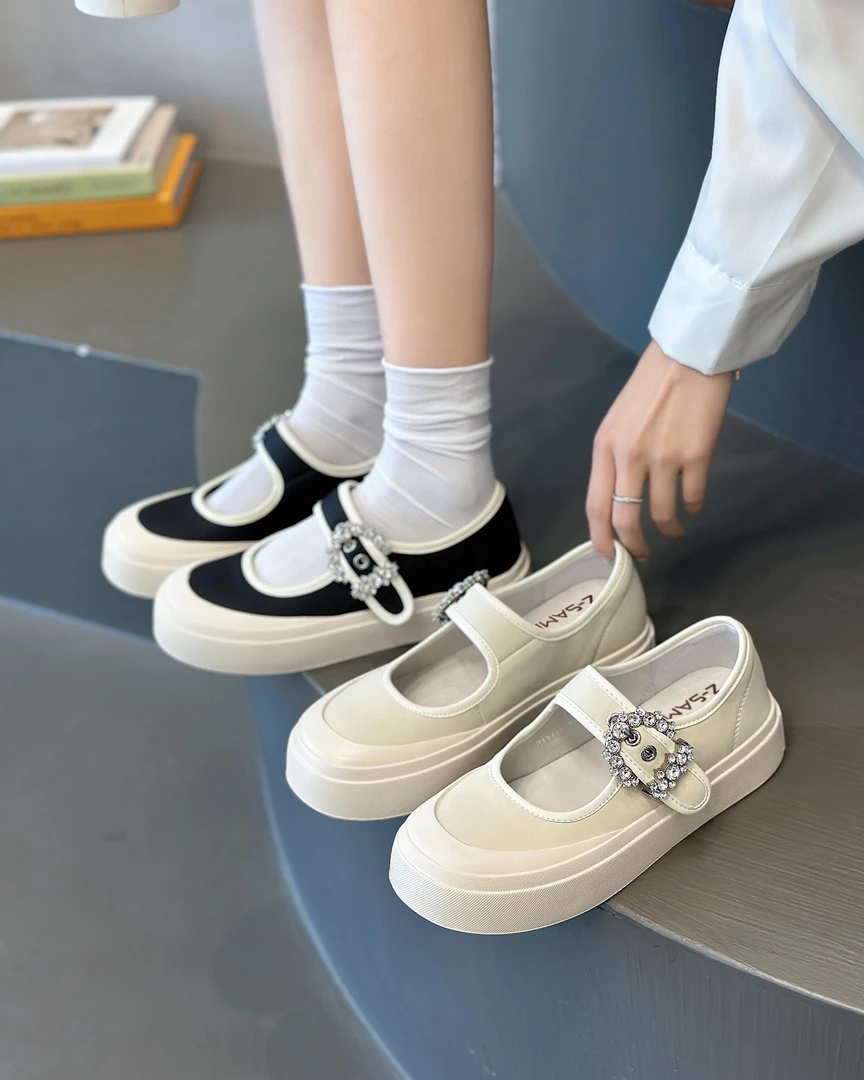 乌市发货玛丽珍03955舒服百搭新款学生软底优雅