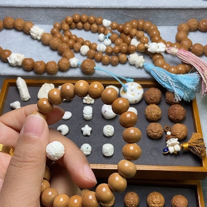手串桃核M*y全品算盘。猛犸繁花