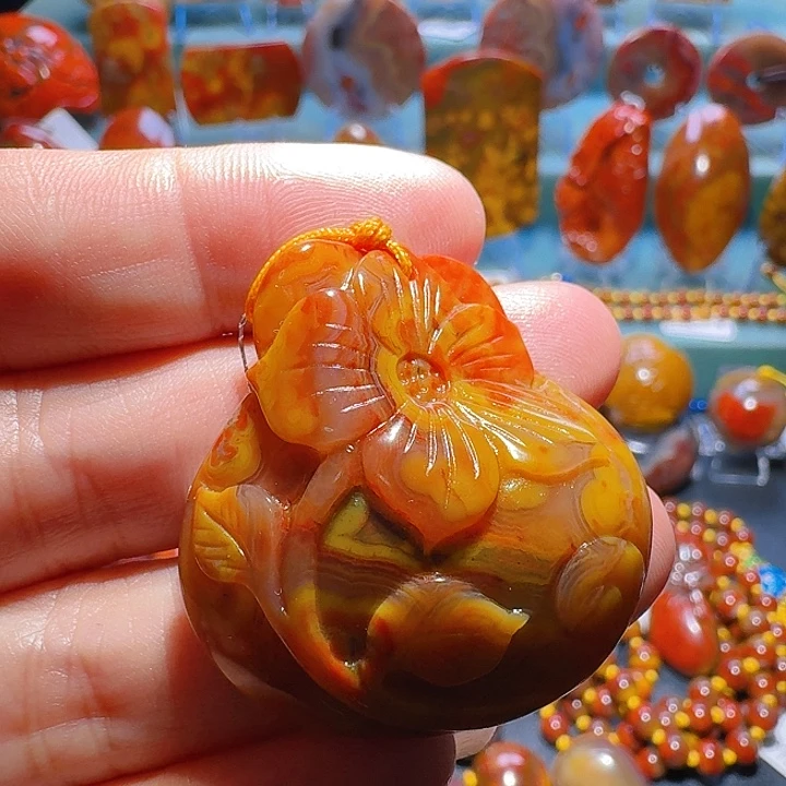 未镶嵌玛瑙/玉髓珠宝半成品