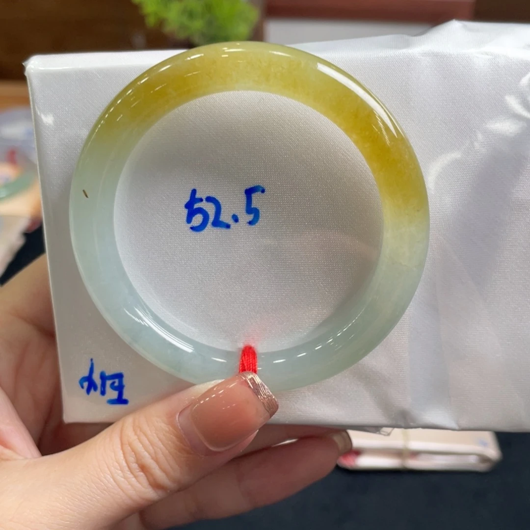 翡翠手镯未镶嵌52.5 圆条