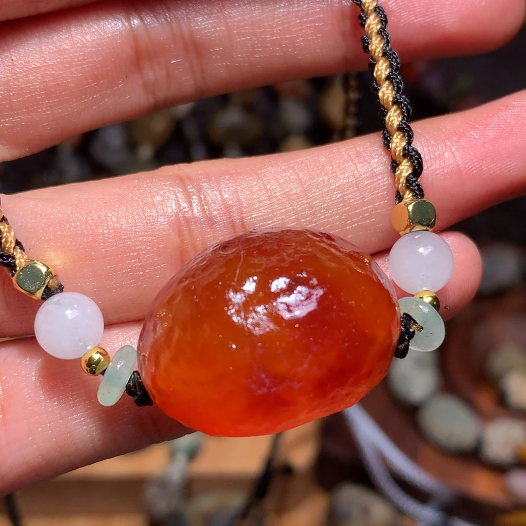 未镶嵌玛瑙/玉髓珠宝半成品