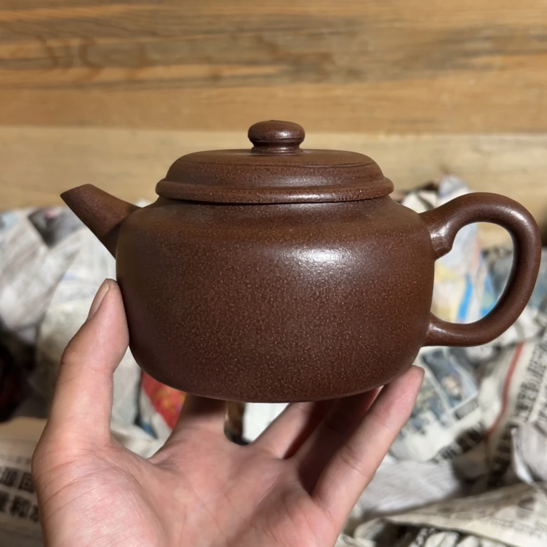 茶壶紫砂老厂紫砂壶一件！
