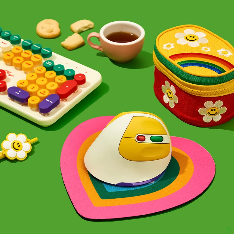 ABKOWiggleWiggle无线鼠标卡通多巴胺笔记本可爱女生创意便携个性