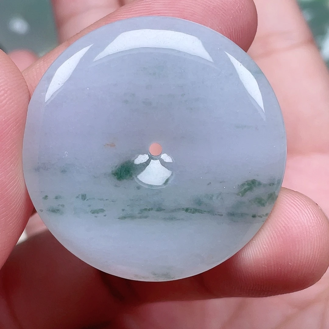 颈饰未镶嵌翡翠平安扣