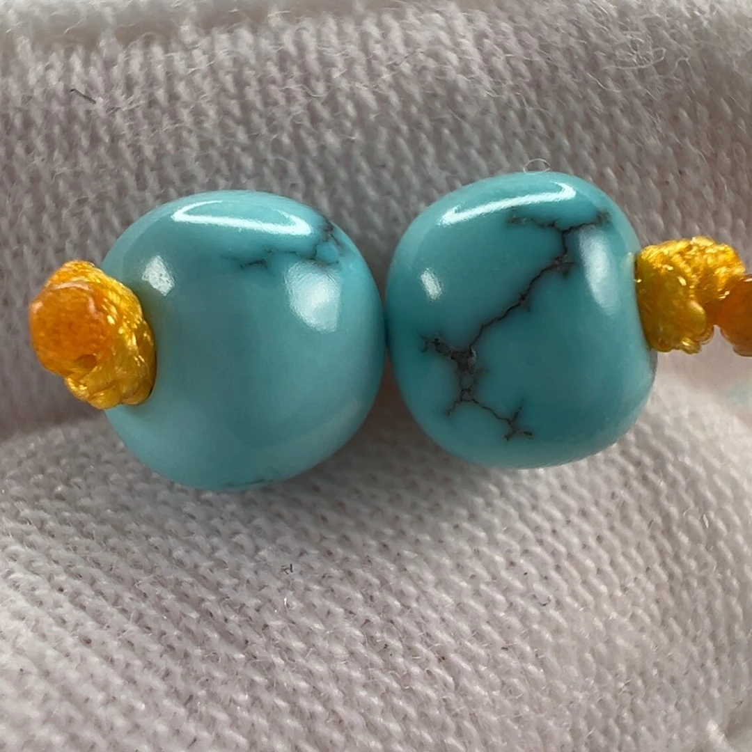 未镶嵌绿松石配饰6.5m m