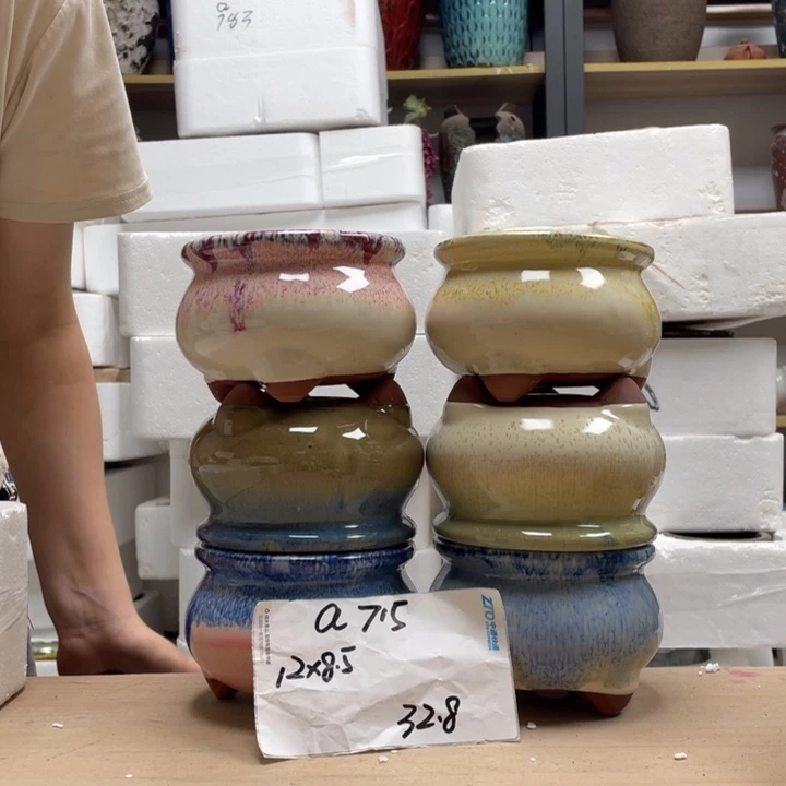 粗陶多肉花盆微瑕715