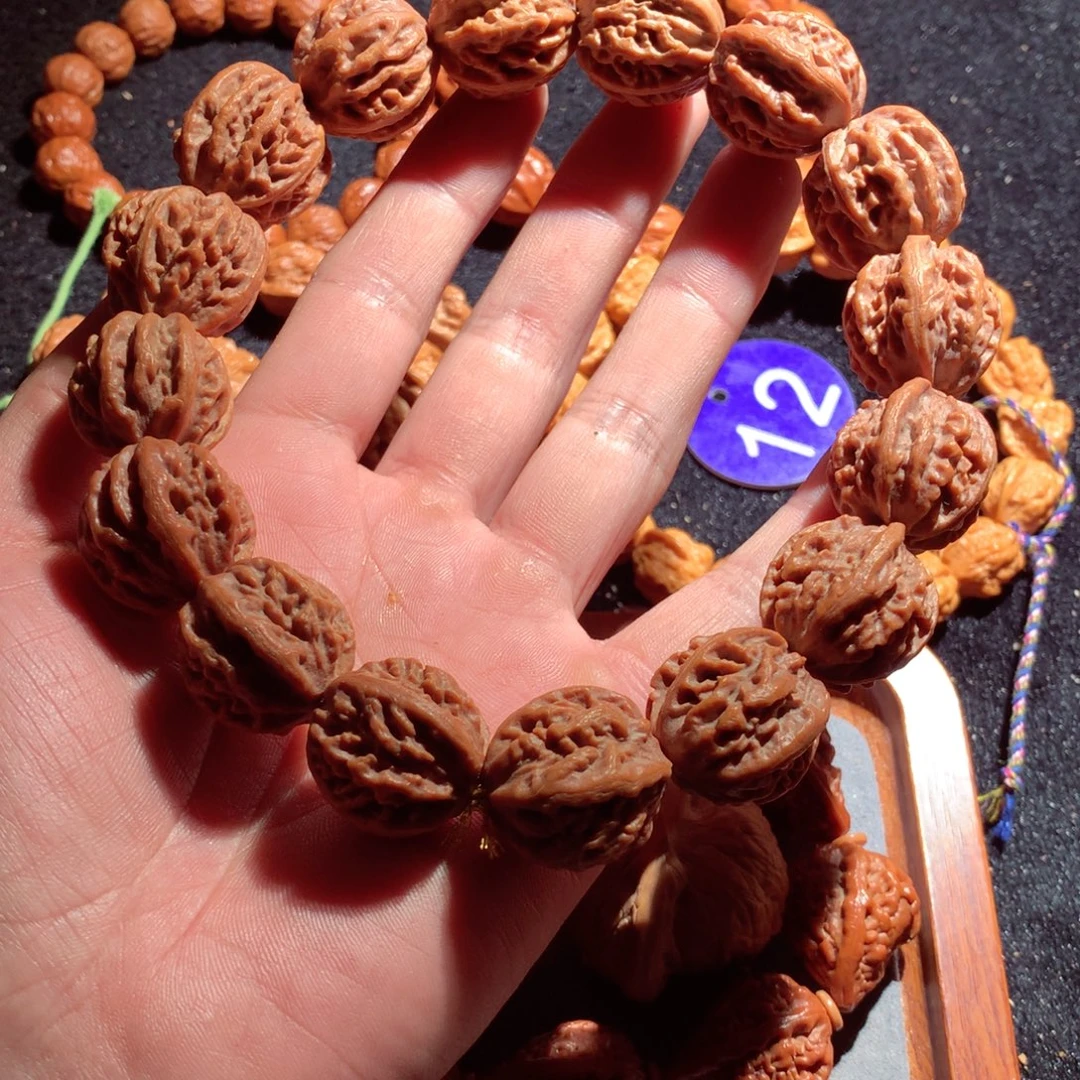 把件文玩核桃龙脊八棱退货来回运费自理