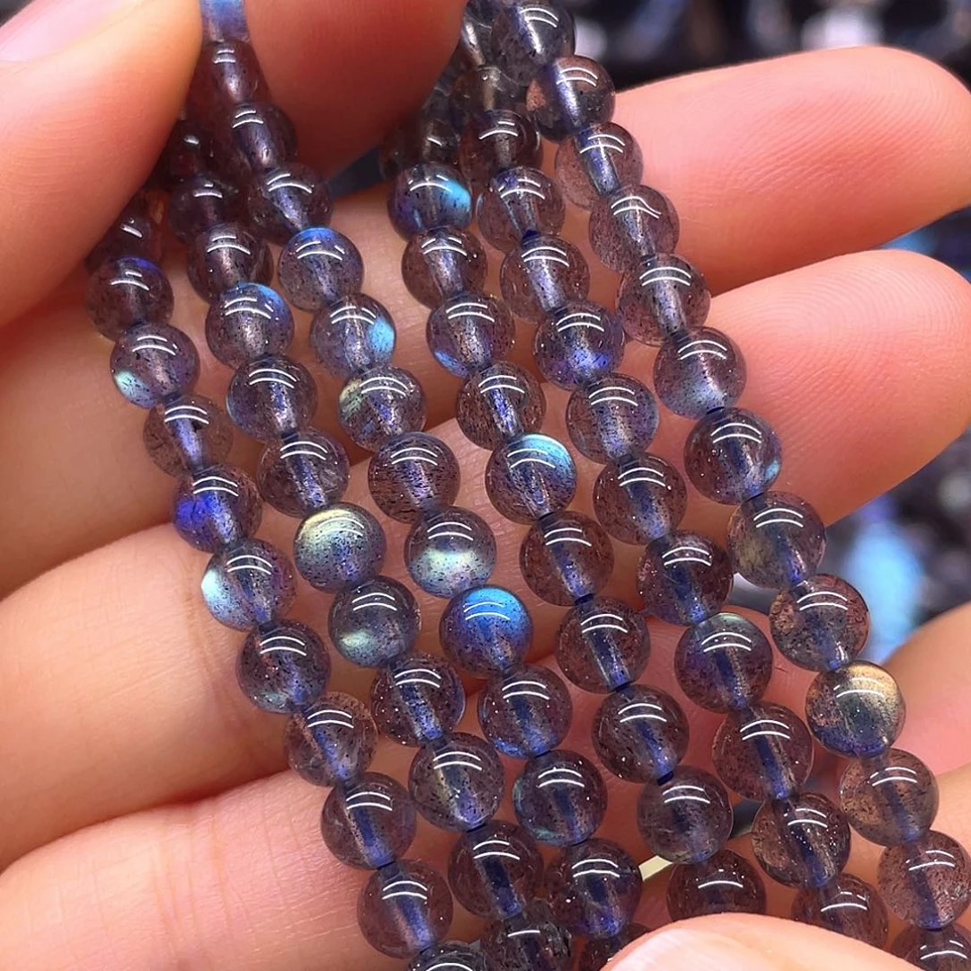 未镶嵌长石手串5.3左右