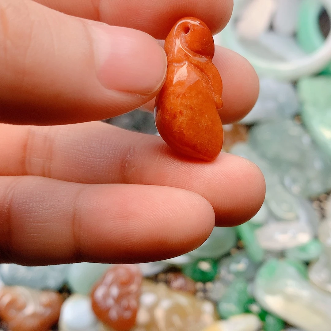 玛瑙/玉髓手链合金翡翠吊坠