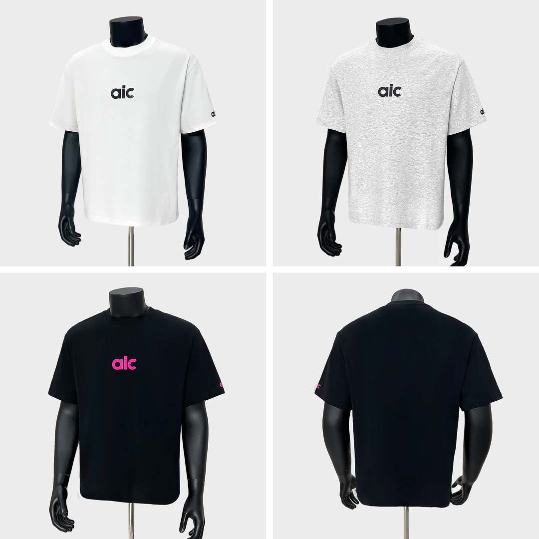 【虎牙兄弟】夏季新款百搭情侣纯棉7A抗菌纯色字母圆领短袖男Z262